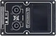 Speaker Junction Box, Double 4-Core Socket Audio Input Wiring Board, High-Quality Amplifier Connector, Professional Stage Sound System for Recording Studio and Live Performance