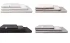 50cm Deep Wall King Size Fitted Sheet 400TC Egyptian Cotton LOGAN & MASON NEW