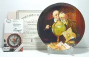 Norman Rockwell Newfound Worlds Collector Plate Knowles