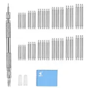 56PCS Watch Strap Link Pins with Spring Bar Tool for Watch Repair Band Removal