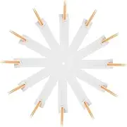 ELAYARD Individually Wrapped Bamboo Toothpicks for Hotels Restaurants Single-Point Bamboo Picks Elegant Natural Toothpicks for Home Use for Appetizers Snacks
