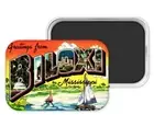Mississippi Large Letter Postcard Magnet, Refrigerator Magnet, Biloxi Magnet