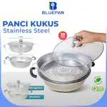 BLUEPAN STEAMER POT STEAMER 湯鍋不銹鋼彩色蒸鍋 28CM STEAMER SIOMAY PA