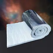 Ceramic Fiber Blanket for Boiler Floor, Fireproof Insulation Blanket for Fireplace Forge Furnace Kiln Wood Stove Pizza Oven,10mm 0.61x15m