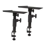 2-Pack Desktop Clamp-On Studio Monitor Desktop Clamp, Horizontal/ Vertical