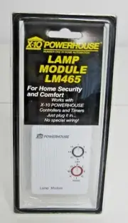 X10 Powerhouse Lamp Module LM465 NEW Security Controller Timer Plug-In