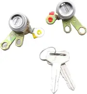 STGTZPLPDU Lock Cylinder Tumbler Cylinder Keys Set Fit for Toyota Camry 1992-1996 69051-33020 69052-33010 69051-33010 69052-33020 69052-33030 Door Lock