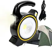 Solar Camping Lights | Portable LED Cycling Light,Portable Electric Lantern for Picnic Hiking, USB Rechargeable Fishing Lamp