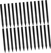 TOYANDONA 50pcs Plastic Tent Stakes: Heavy Duty Beach Tent Pegs Canopy Stakes Spike Hook Awning Camping Caravan Pegs for Outdoor Garden Lawn