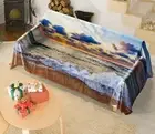 3D Clouds Waves O2864 Sofa Cover High Stretch Lounge Slipcover Protector Couch