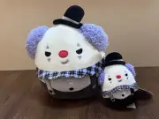 Squishmallow 10” Ms. K Clown New Nwt Plush 5” Black Purple White Set