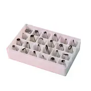 24PCS Icing Piping Nozzle Tips Cake Sugarcraft Pastry Decor Baking Tools Kit