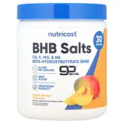 Nutricost, BHB Salts, goBHB®, Peach Mango, 8.9 oz (249 g)