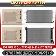 Radiator & AC Condenser Cooling Kit for Audi A5 Quattro S4 S5 Q5 V6 3.0L 3.2L (for: Audi)