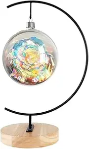 CXLE Ornament Display Stand, Iron Pothook Stand for Hanging Glass Globe, Air Plant Terrarium, Witch Ball, Christmas Ornament & Home Wedding Decoration