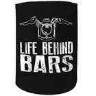 Stubby Holder - Life Behind Bars Motobike - Funny Novelty Christmas Gift Joke