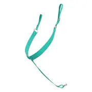 HORSE SIZE- READY MADE -Teal 2" WESTERN BREAST COLLAR Made from BETA BIOTHANE