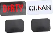 STOBAZA Clean Dirty Dishwasher Magnet Indicator Reversible Kitchen Reminder Sign for Dishwashers Washing Machines Refrigerators Easy to Use for Home Decor