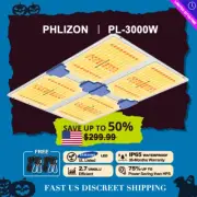3000W LED Grow Light w/Samsung LM30B EVO Full Spectrum for Grow Tent Kits Indoor