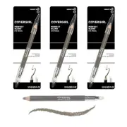 3PK COVERGIRL Perfect Blend Eyeliner Pencil #130 Smoky Tauce