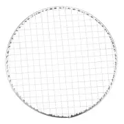 10pcs Round BBQ Grill Net 9.8" Dia Galvanized Iron Barbecue Mesh Mat