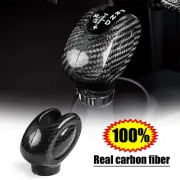 2× Real Carbon Fiber Gear Shift Knob Cover For BMW MINI F54 F55 F56 F57 F60 (for: Mini)