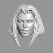 BloodRayne Damphir half vampire half human hybrid custom head for action figures