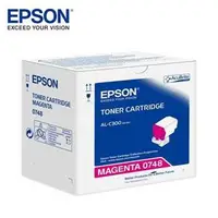 在飛比找蝦皮購物優惠-EPSON S050748 原廠紅色碳粉匣 適用：C300D