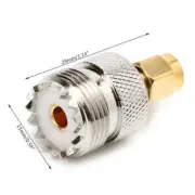 10 x SMA Male To UHF Female SO239 RF Coaxial Antenna Connector Adapter