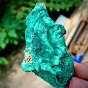 168G natural luster peacock stone transparent cluster rough mineral sample