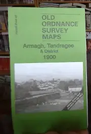 MAP OF Armagh, Tandragee & District 1900 Irish One Inch Sheet 47 NEW