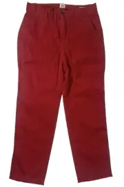 Gap Pants Women’s Size 4 Burnt Red Girlfriend Chino Button Zip Up Pockets Nwt