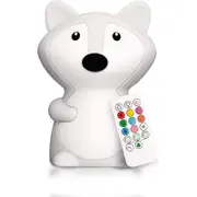 Catzon Hug Fox Kids Night Light Silicone LED Lamp Remote Operated USB Rechargeable Battery 9 Available Colors