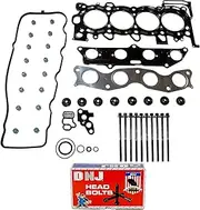 DNJ HGB238 Cylinder Head Set with Head Bolt Kit For 2007-2008 for Honda Fit 1.5L 1497cc L4 SOHC