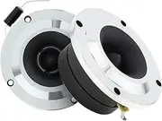 2X Aluminum Car Dome Tweeter Sound Speaker 4Ohm Silk Film Treble Audio HiFi Multimedia Bookshelf with Panel