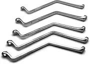 Capri Tools Brake Bleeder Wrench Set, Angled Double Box End, 7 to 11 mm, 5-Piece, Metric, 7 to 11 mm (5-Piece Set)