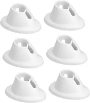 IWOWHERO Quality Silicone Nail Polish Holder 6pcs Nail Gel Bottle Tray Manicure Tools Display Rack