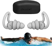Swimming Ear Plugs - Swim Water Earplugs | Waterproof Swimming Ear Protection Equipment for Beach Bathing Showering Snorkeling Surfing Kayaking