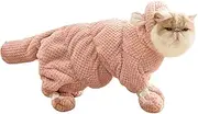 Dog Robe - Coral Fleece Full Wrap Dog Towel with Foot Strap Zipper Design,Pet Costumes, Cat Apparel & Accessories for Christmas, Mother's Day Or Valentine's Day