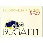 Bugatti: Le Champion du Monde (1997) by the RE Society is a Limited Edition Hand