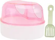 Generic Small Accessories Hamster Cabinet Pig Water Chinchillas Hamster Sand Little Cage Small Animal Bed Ceramics Rabbit Hutch Gerbil Sand Baths Rat Hamster Platform for Wall