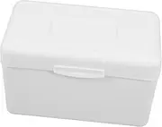 Tofficu Convenient Cards Holder Flash Card Organizer Portable Office Cards Container Business Supplies Office Accessory White