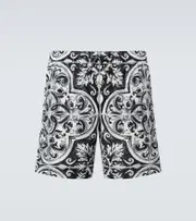 [Dolce & Gabbana] Dolce & Gabbana Majolica swim trunks UK 40 black