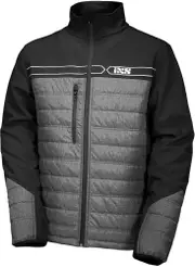 IXS Team, textile jacket , color: Black/Grey , size: 3XL