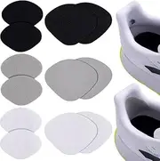 Shoes Lint Cloth Adhesive Shoe Toe Insert Hole Repair Tape Patch, 6 Pairs Shoe Heel Repair Patch Self-Adhesive Sneaker Inside Patches,Shoes Lint Cloth Adhesive Shoe Toe Insert Hole Repair Tape Pads