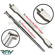 Orthodontic Bracket Height Gauges Dental Positive Positioner Buccal Tube Lab