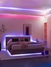 1M-5M LED Strip Light 5050 RGB USB 5V Bluetooth Control TV Room Lamp Deco