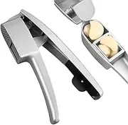 Garlic Mincer | 2-in-1 Garlic Masher and Slicer,Handheld Professional Tool Kitchen Gadgets with Anti-Slip Handle for Home Cooks