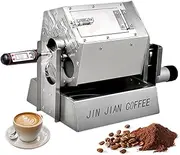 Electric Coffee Bean Roaster, 3.4L Drum Type Coffee Roaster Machine with Thermometer, Gas Coffee Bean Baker for Coffee Bean Nuts Baking Grains Sesame