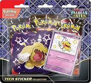 [Pokémon] TCG: Scarlet & Violet—Paldean Fates Tech Sticker Collection – Greavard (1 Foil Promo Card & 3 Booster Packs)